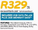 Huawei Media Link Tablet-On Smart Data 2GB TopUp Contract