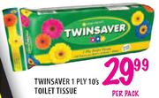 Twinsaver 1 Ply Toilet Tissue-10's