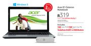 Acer E1 Celeron Notebook-On Standard MyGig 1