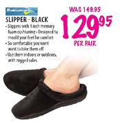 Homemark Slipper-Black-Per Pair