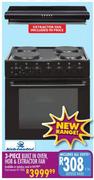 Kelvinator 3 Piece Built In Oven, Hob & Extractor Fan