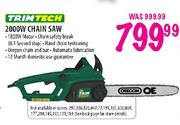 Trimtech 2000W Chain Saw