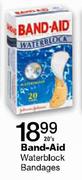 Band-Aid Waterblock Bandages-20's