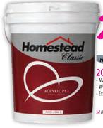Homestead Acrylic PVA-20Ltr.