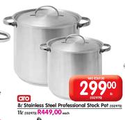 Aro Stainless Steel Professional Stock Pot-11l