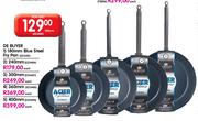 De Buyer Blue Steel Frypan-360mm Each