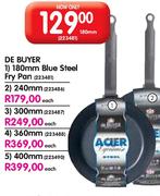 De Buyer Blue Steel Frypan-180mm Each