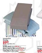 Primaries Sheeting Queen Fitted Or Flat-Each
