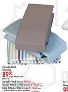 Primaries Sheeting King Fitted Or Flat-Each