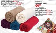  Glodina Shaggy Rib Hand Towel-Each