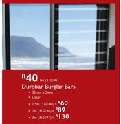 Durobar Burglar Bars-2m
