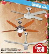 4-Blade 1-Light Ceiling Fan