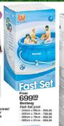 Bestway Fast Set Pool-306cmx76cm Each