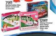Disney Princess/Hello Kitty/Spider-Man Water Slide-4.5m Each