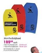  Eva Bodyboard-103cm Each