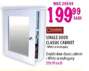 Single Door Classic Cabinet Each