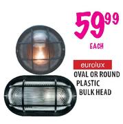 Eurolux Oval Or Round Plastic Bulk Head Each