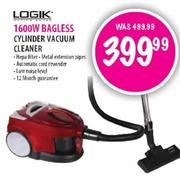Logik Bagless Cylinder Vacuum Cleaner-1600W