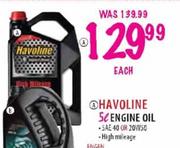 Havoline Engine Oil (SAE40 Or 20W50)-5 Ltr
