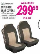 Stingray Explorer Seat Covers-2's Per Set