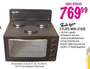 Fuchsware 3 Plate Mini Stove