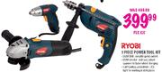 Ryobi 3 Piece Power Tool Kit