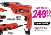 Black & Decker 500W Hammer Drill