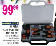 Hardline 41 Piece Screwdriver And Bit Set