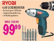 Ryobi 4.8V Screwdriver