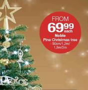 Noble Pine Christmas Tree-90cm Each