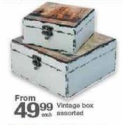 Vintage Box Assorted-Each