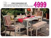 Mainstays Dining 5 Piece Bench Set