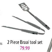 Out & About 2 Piece Braai Tool Set
