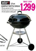 Weber 57cm Compact Kettle Braai