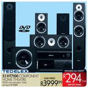 Tedelex 5.1 HT 7100 Component Home Theatre