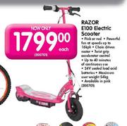 Razor E100 Electric Scooter Each