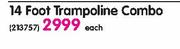 Bounceking 14 Foot Trampoline Combo-Each