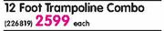 Bounceking 12 Foot Trampoline Combo-Each