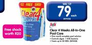 HTH Clear 4 Weeks All-In-One Pool Care Each