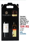 Tokara Cabernet Sauvignon, Olive Oil And Tapenade In Gift Pack-750ml