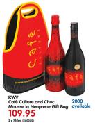 KWV Cafe Culture And Choc Mousse In Neoprene Gift Bag-2x750ml 