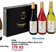 Iona Sophie Sauvignon Blanc Rose And Rouge In Gift Pack-3x750ml 