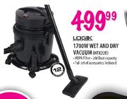 Logik 1700W Wet & Dry Vacuum(HTX22E)