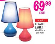 Eurolux Ceramic Lamps Each