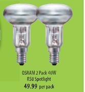 Osram 40W R5O Spotlight-2's pack