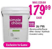 Simple Choice PVA-20l
