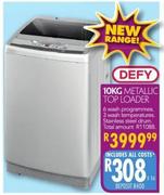 Defy 10Kg Metallic Top Loader