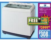 Kelvinator 14Kg Glass Lid Twin Tub