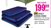 Camp Master Queen Flocked Airbed