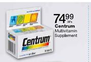 Centrum Multivitamin Supplement-30's pack